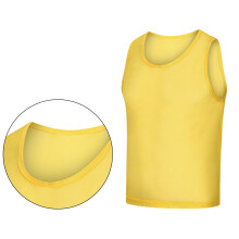 Football Training Bibs Vest Jerseys Bibs-Yellow Children model