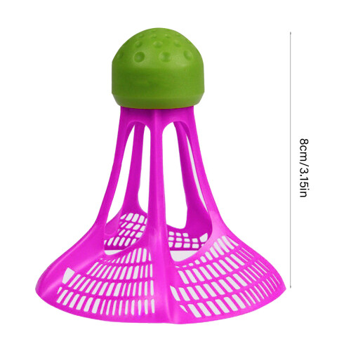 Elastic Head Badminton Nylon Shuttlecocks Elastic-12 pieces 2