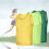 12Pcs Practice Athletic Pinnies Team-Grass green Children model 7