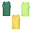 12Pcs Practice Athletic Pinnies Team-Grass green Children model 2