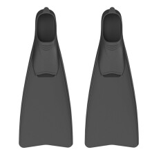 Flexible Fin Snorkeling Swimming Diving Floatings-Black ML code