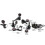 6Pcs Skull Button Keys Machine Head Tuners 6R Machine Head Knobs 3