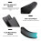 Flexible Swimming Training Fin Swim Flippers Travel-Blue M code 6