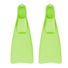 Flexible Fin Snorkeling Swimming Diving Floatings-Green M code