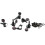 6Pcs Skull Button Keys Machine Head Tuners 6R Machine Head Knobs 4