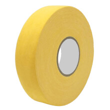 Hockey Stick Tape 2.5cm x 25m Yellow Anti-Slip Cloth Grip Tape for Ice Hockey and Badminton Sticks