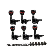 6Pcs Skull Button Keys Machine Head Tuners 6R Machine Head Knobs