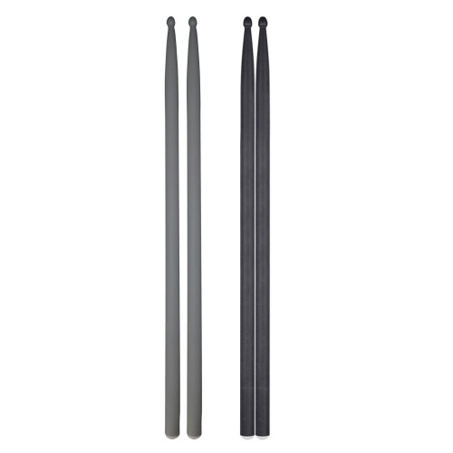 1 Pair 5A Carbon Fiber Drumsticks for Beginners Musical-Black 1