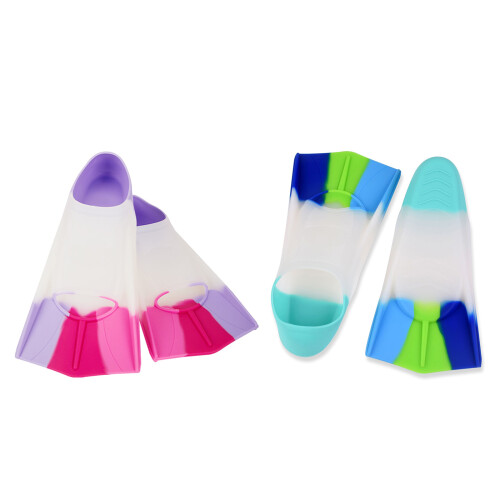 Professional Silicone Swimming Fins Travel-Mixed color 1S code 1