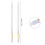 Bright LED Light Up Drumsticks 5A Acrylic Drumstick 13-Silver 4
