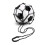 Soccer Training Practice Soccer Kick Throw Trainer Soccer-Black 1