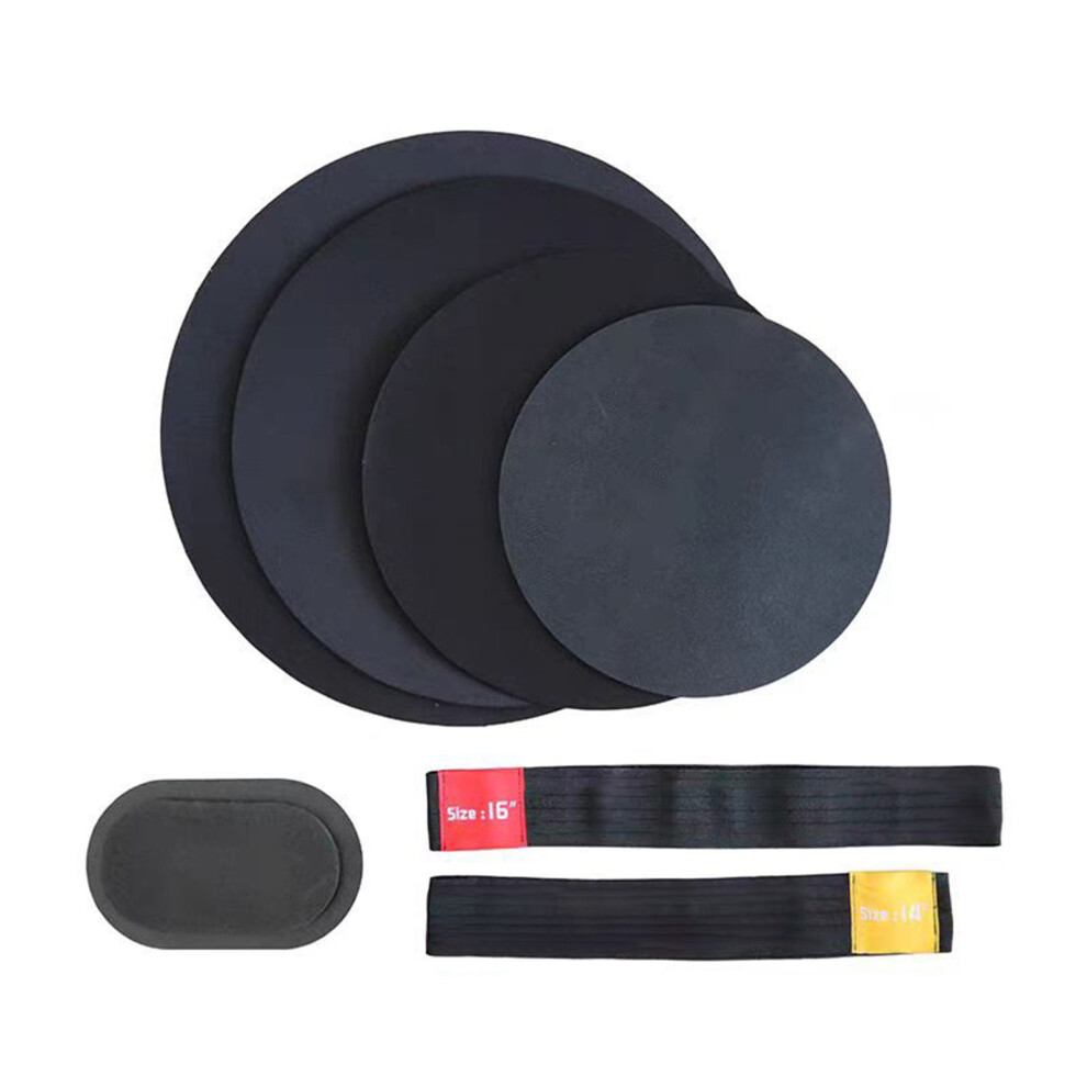 Drum Cymbal Mute Pad Silencers Drumming Practice Pad-Style A 7696000058177
