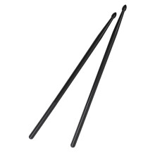 1 Pair 5A Drumsticks, Classical Nylon Plastic Snare Drum-Black
