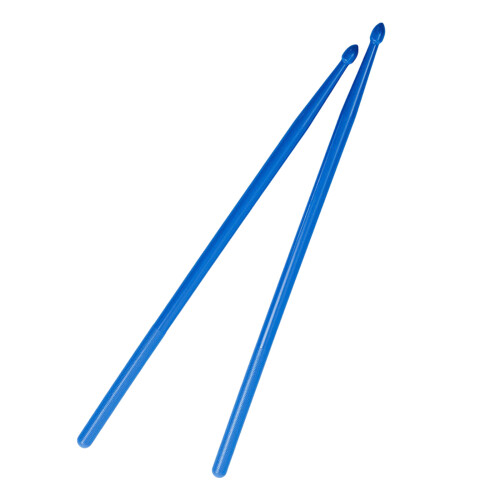 1 Pair Drum Sticks 5A Drumsticks Nylon Plastic Drumsticks-Blue