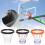 Removable Professional Portable Basketball Net Frame-orange 7