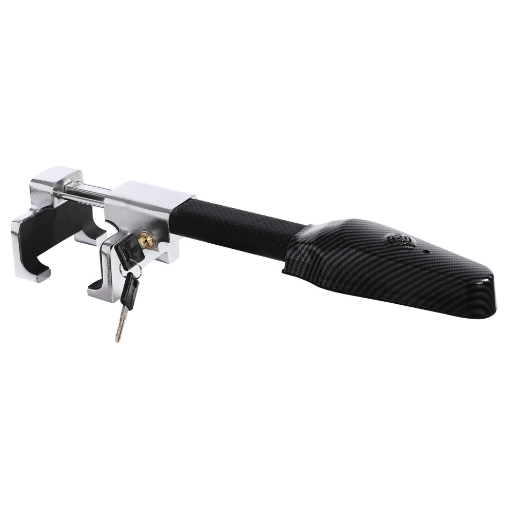 Steering Wheel Lock With Alarm,Heavy Duty Anti-Theft Car Device 763508675919