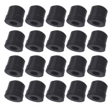 20Pcs Black Trombone Slide Silicone End Cover Bumper-Black