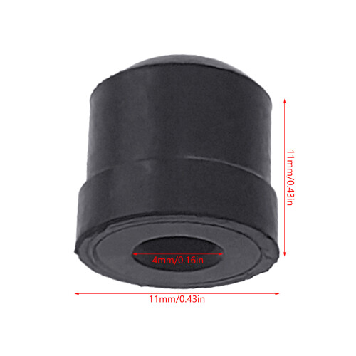 20Pcs Black Trombone Slide Silicone End Cover Bumper-Black 2