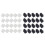 20Pcs Euphonic/Tuba/Horn Piston Pad Replacement Noises-Black 2