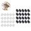 20Pcs Euphonic/Tuba/Horn Piston Pad Replacement Noises-Black 3