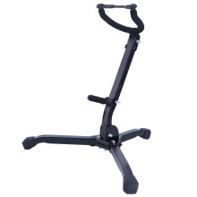 Portable Metal Tripod Base Saxophone Holder Rack Stand-Black