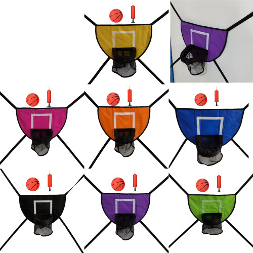 Wall Mount Dunks Rim Hangings Board with Small-Purple 2