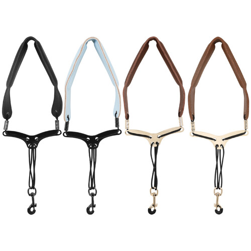 Comfortable Saxophone Harnesses Leathers Padded-Sky Blue 1