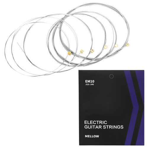 6Pcs Electric Guitar Strings .010-.046 Guitar Strings Easy to