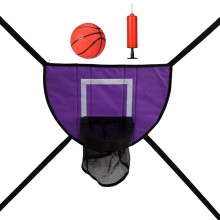 Wall Mount Dunks Rim Hangings Board with Small-Purple