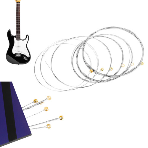 6Pcs Electric Guitar Strings .010-.046 Guitar Strings Easy to 1