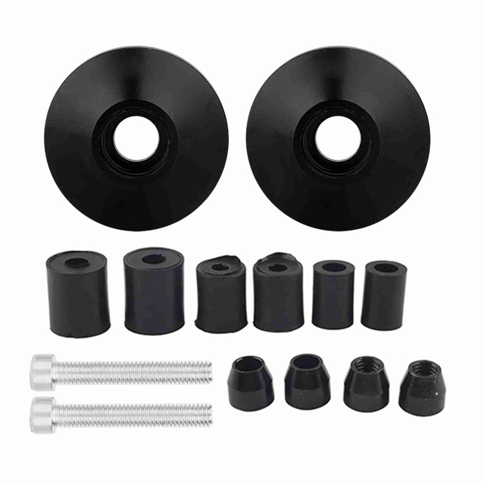 1 Pair Universal Cnc Aluminum Alloy Motorcycle Black 8320539921143