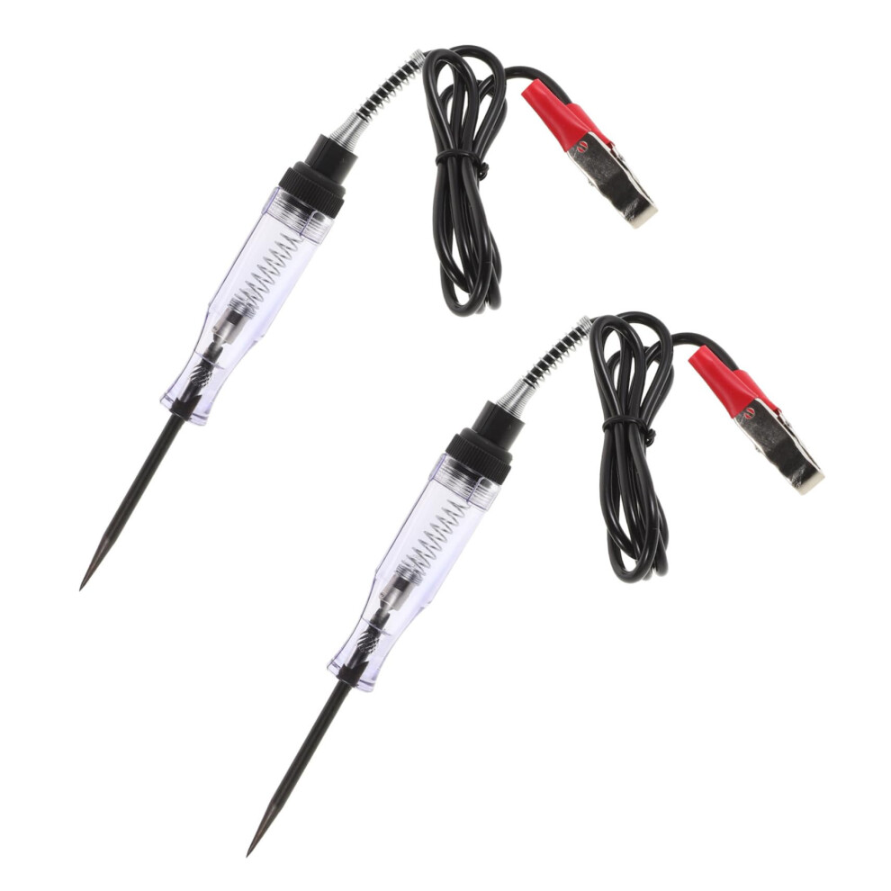 2Pcs Automotive Electrical Tester Pen Multi-Voltage Circuit Tester For Car Repair And Maintenance With Flexible Design 6038364163394