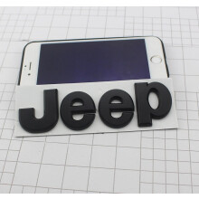 BLACK CAR METAL BADGE TRUNK BONNET EMBLEM FOR JEEP CHEROKEE WRANGLER RENEGADE
