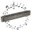 Professional G Key 24-Hole Harmonica with Brass Base Plate, Black 13
