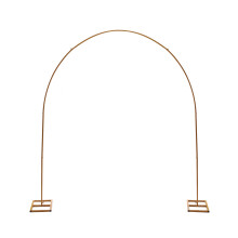2.3x2.3m Metal Wedding Arch,Balloon Arch Stand,Gold Party Decoration
