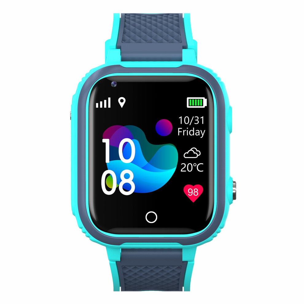 Lt21 Kids Smartwatch 4G Gps Wifi Waterproof 1.4" Ips Screen Blue 7891346760344