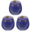 3pcs Ceramic Pet Urn for Dog Cat Ashes Keepsake 4