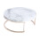 2 Pcs Marble Cake Holder Stand Snack Rack Dessert Plate 9