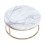 2 Pcs Marble Cake Holder Stand Snack Rack Dessert Plate 11