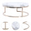 2 Pcs Marble Cake Holder Stand Snack Rack Dessert Plate 8