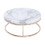 2 Pcs Marble Cake Holder Stand Snack Rack Dessert Plate 1