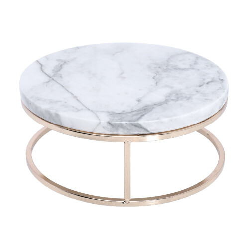 2 Pcs Marble Cake Holder Stand Snack Rack Dessert Plate