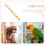 2pcs Parrot Perch Bamboo Standing Chewing Stick Toy 11