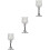 3pcs 22cm Crystal Candlestick Holder 7