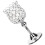 3pcs 22cm Crystal Candlestick Holder 3