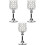 3pcs 22cm Crystal Candlestick Holder 5