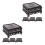 10 Pcs Plastic Square Shelf Stand Riser Plant Base 6