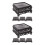 10 Pcs Plastic Square Shelf Stand Riser Plant Base 4