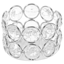 Crystal Votive Candle Holder Tealight Desktop Rhinestone