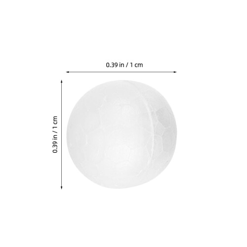 2000 Pcs Polystyrene Craft Balls for Wedding Party Christmas 2